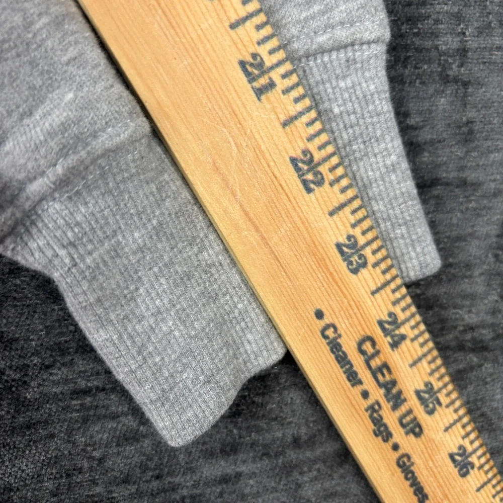 The North Face Mens Half Dome Pullover Hoodie Gray White Logo Size Medium Casual